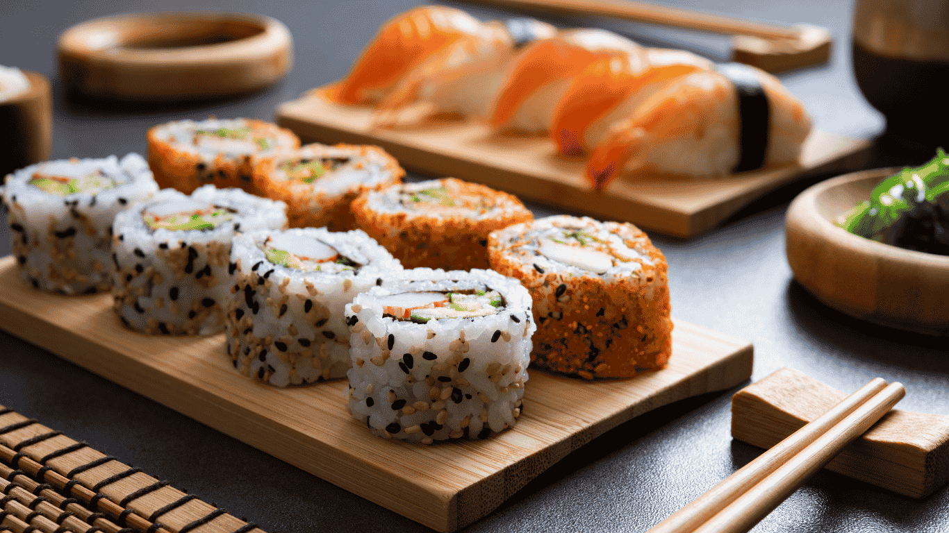 Cactus Club sushi selection
